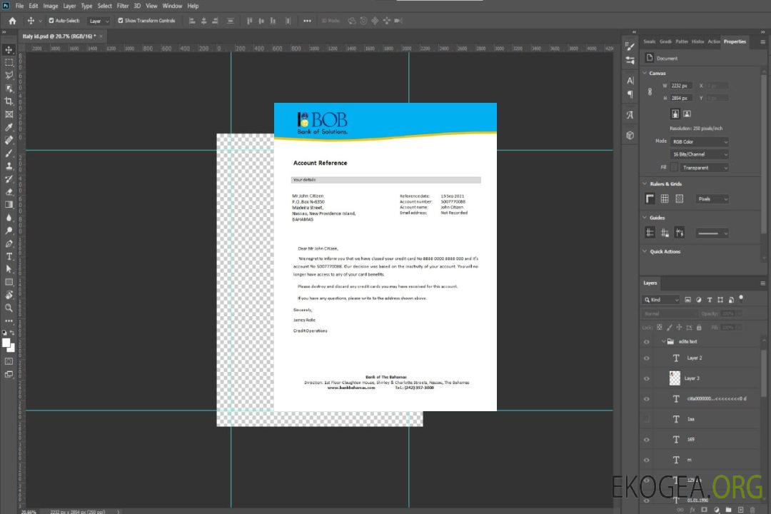 La banque de solutions Bahamas , I bob de référence , closure template